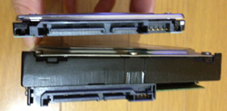 HDDのコネクタの例